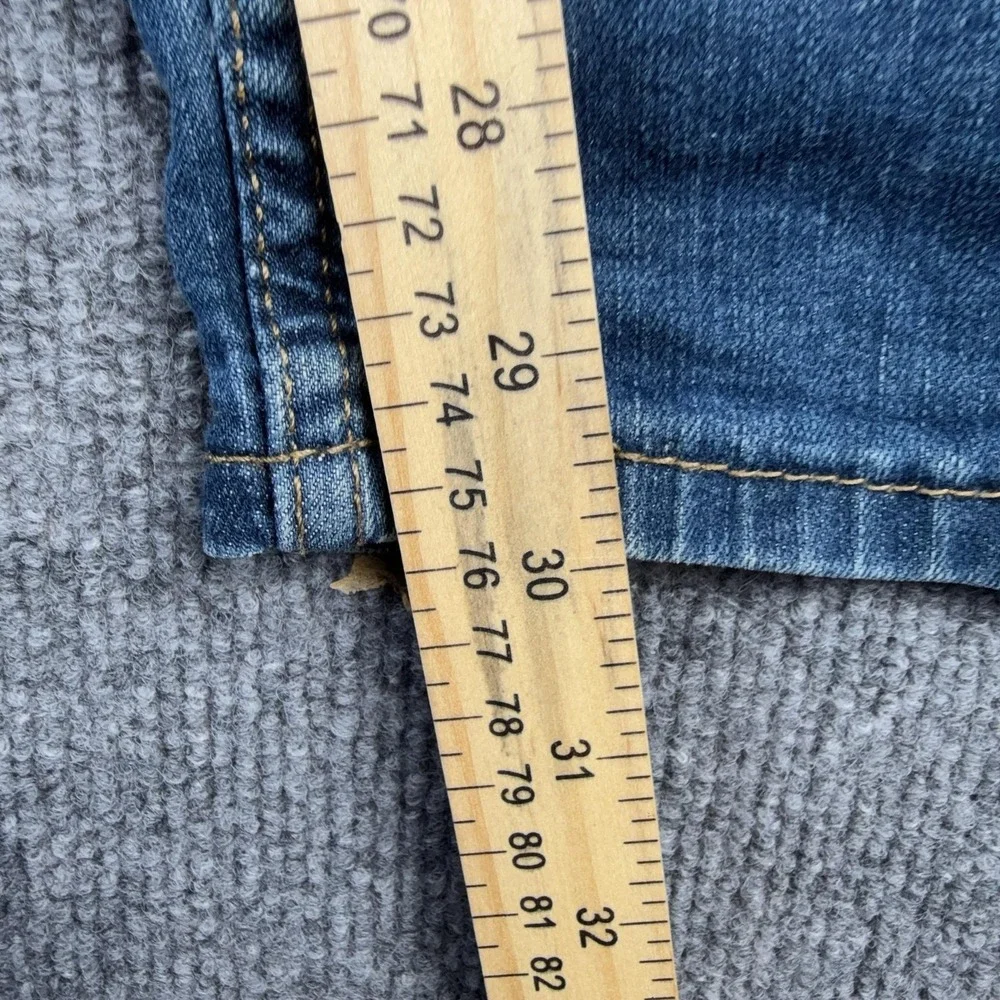 Levis 559 Jeans Mens 42x30 Blue Relaxed Fit Straight Stretch Denim Pants